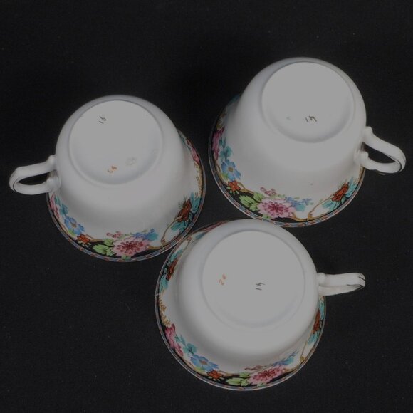 3 Sets of Tea Cups & Saucers. Vintage Alfred Meakin UK - Picture 11 of 11